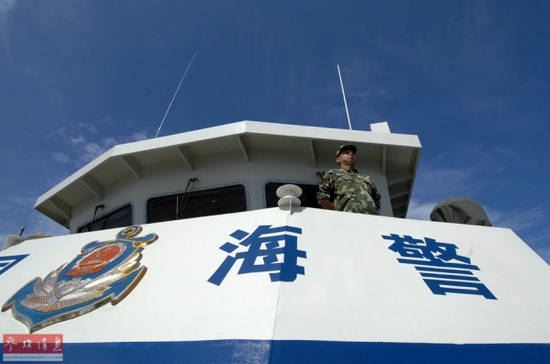 图为中国海警。